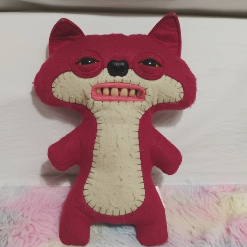 (D-20) Fuggler Funny Ugly Fox 🦊 Doll Tags Removed